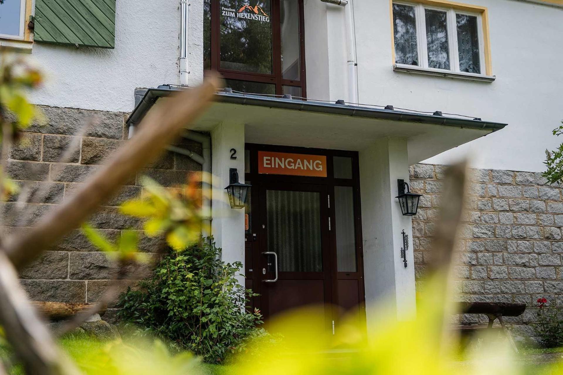 Pension Zum Hexenstieg Schierke Buitenkant foto