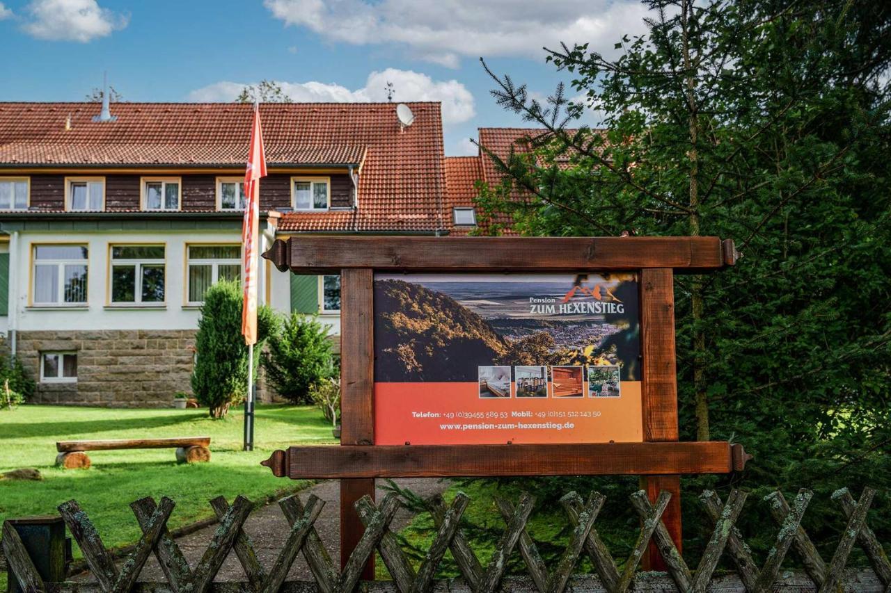 Pension Zum Hexenstieg Schierke Buitenkant foto